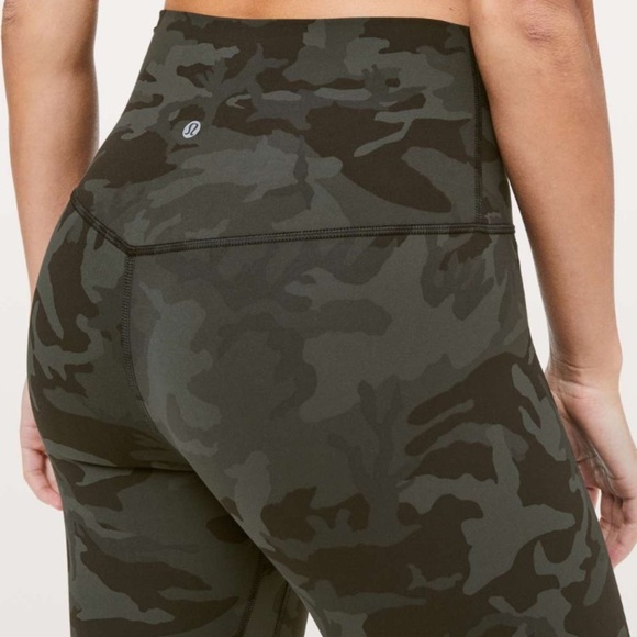 Lululemon Align Crop 21” Incognito Camo Multi Gator Green - Picture 4 of 11